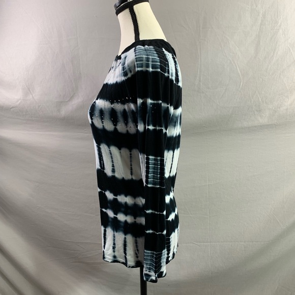 Ribbed Tye Dye Long Sleeve Tee - Picture 3 of 4